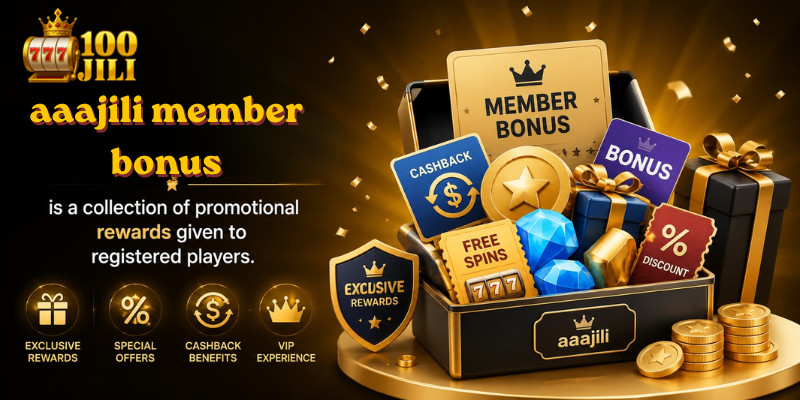 The aaajili member bonus is a collection of promotional rewards given to registered players.