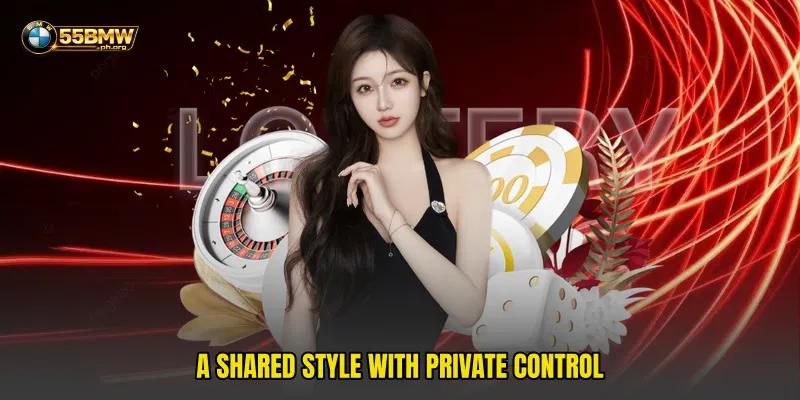 A shared style with private control