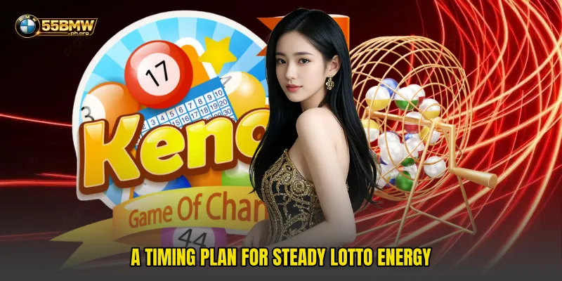 A timing plan for steady lotto energy