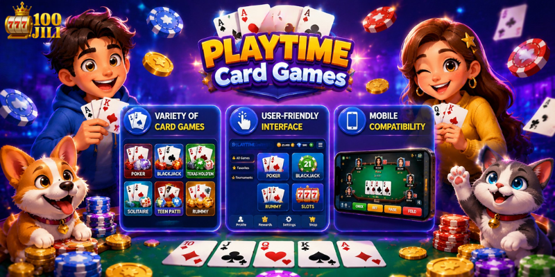 Main Features of PLAYTIME Card Games