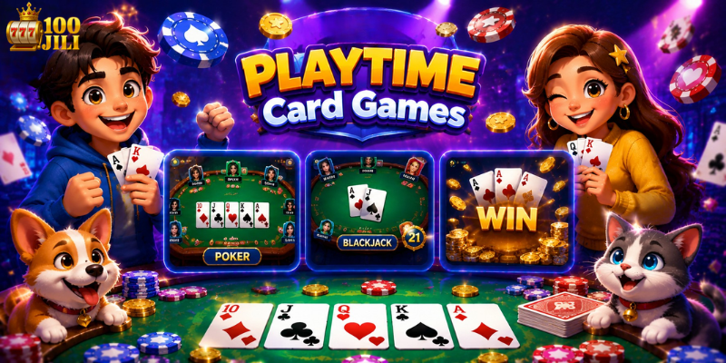 PLAYTIME Card Games is a collection of online card games