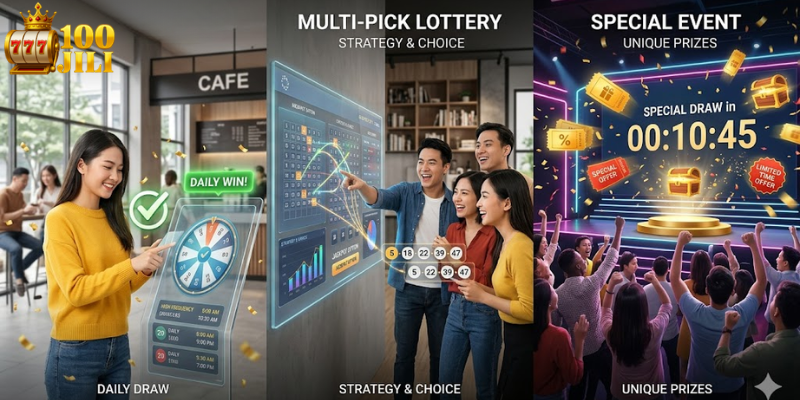 Types of Games Available Through PLAYTIME Lottery